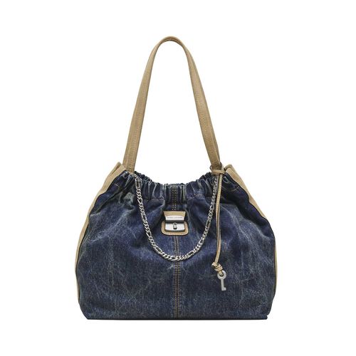 MARC JACOBS The Denim Suede Cristina Tote